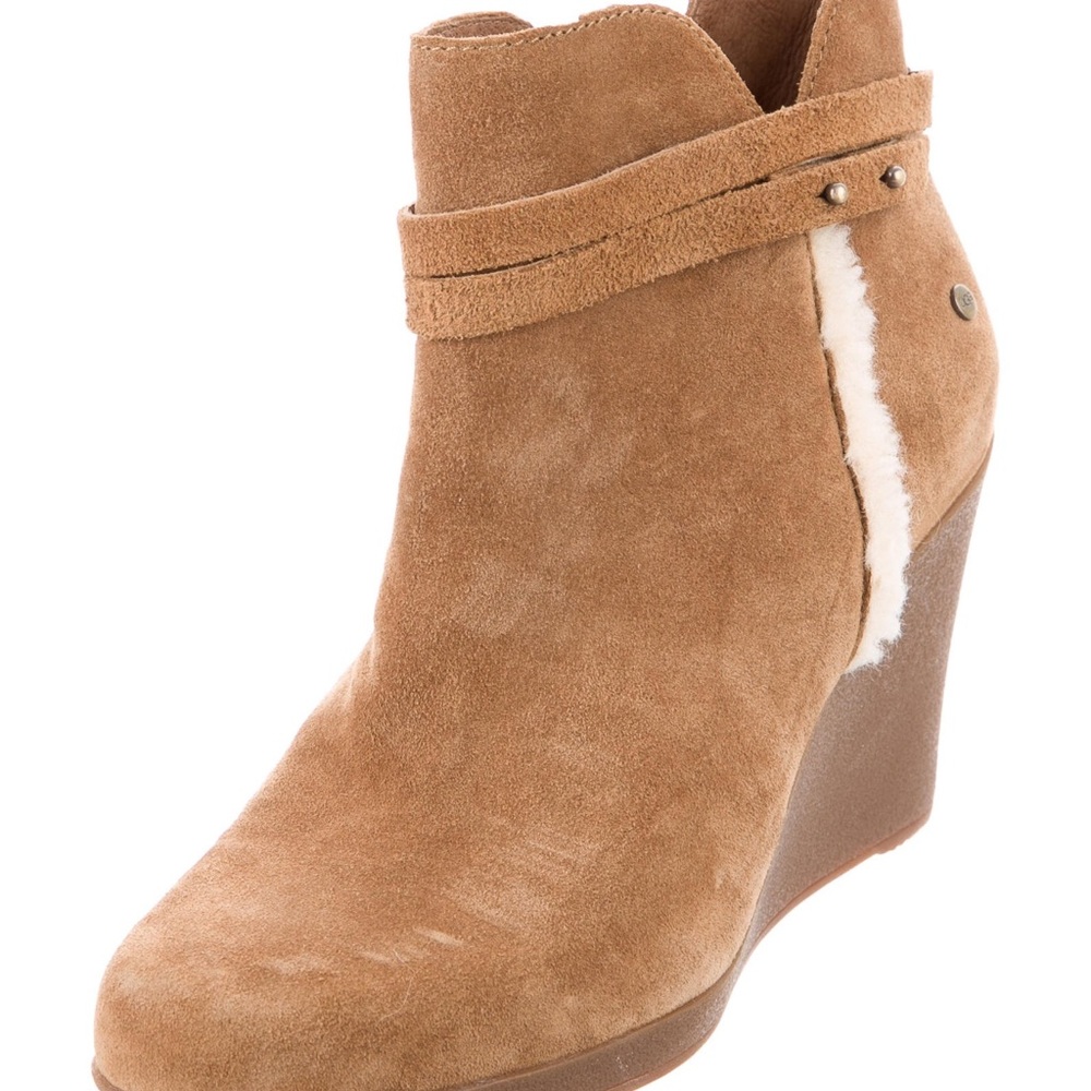 Ugg water resistant fur lined booties